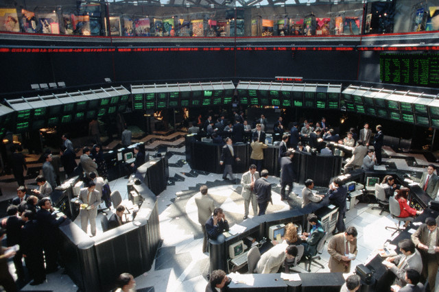 Trading Floor of the Mexican Stock Exchange, Mexico City